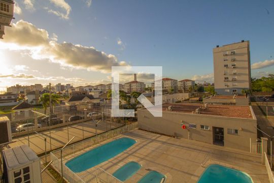 Vista do Quarto 2 de apartamento à venda com 2 quartos, 56m² em Fátima, Canoas