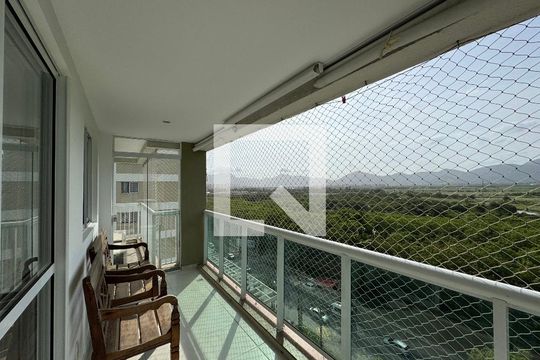 Varanda de apartamento à venda com 3 quartos, 84m² em Recreio dos Bandeirantes, Rio de Janeiro