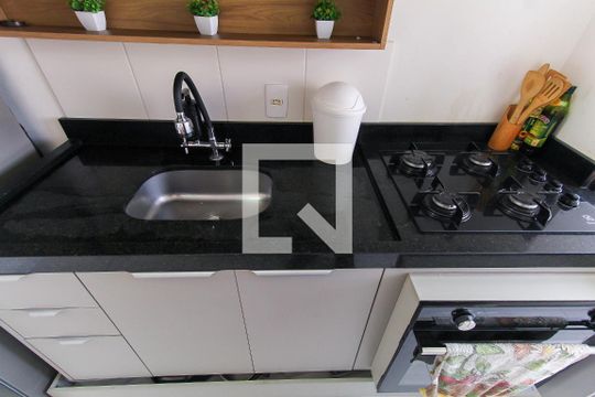 Cozinha de apartamento para alugar com 2 quartos, 43m² em Parque da Mooca, São Paulo