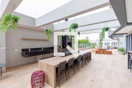 Churrasqueira de kitnet/studio para alugar com 1 quarto, 27m² em Santo Amaro, São Paulo