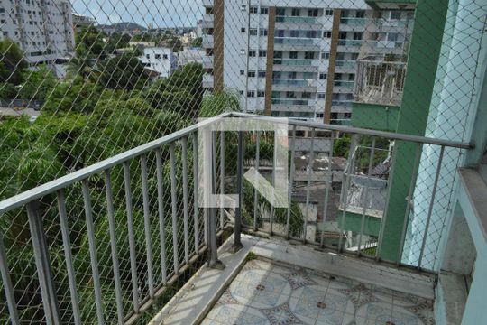 Varanda de apartamento à venda com 2 quartos, 75m² em Taquara, Rio de Janeiro