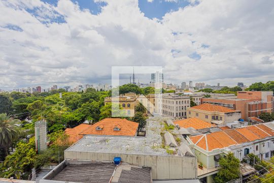 Vista da Sala de apartamento à venda com 2 quartos, 101m² em Pinheiros, São Paulo