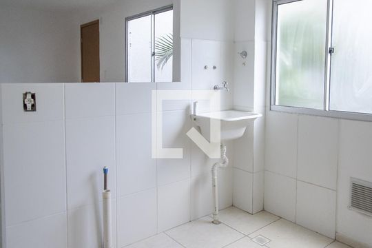 Cozinha/Área de serviço. de apartamento para alugar com 2 quartos, 52m² em Igara, Canoas
