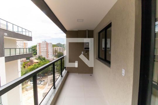 Varanda  de kitnet/studio à venda com 1 quarto, 39m² em Ingá, Niterói