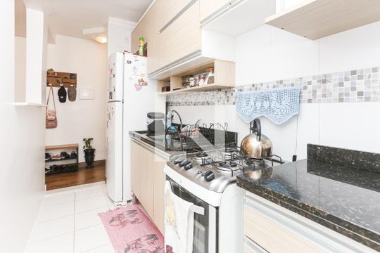 Cozinha de apartamento à venda com 3 quartos, 63m² em Protásio Alves, Porto Alegre