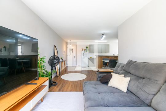 Sala de apartamento à venda com 2 quartos, 90m² em Vila Campestre, São Paulo