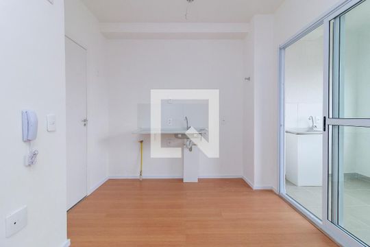 Sala - Cozinha de apartamento à venda com 2 quartos, 36m² em Vila das Belezas, São Paulo
