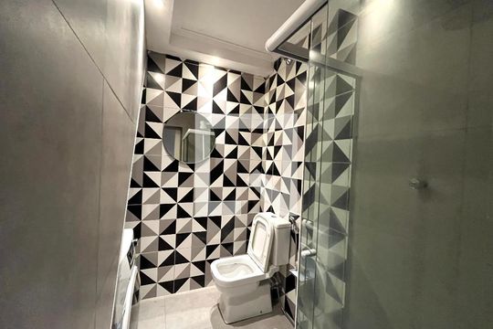 Banheiro ap 6 de casa de condomínio à venda com 6 quartos, 150m² em Vila Guarani (zona Sul), São Paulo
