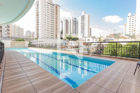 Área comum - Piscina de apartamento à venda com 3 quartos, 102m² em Vila Gumercindo, São Paulo