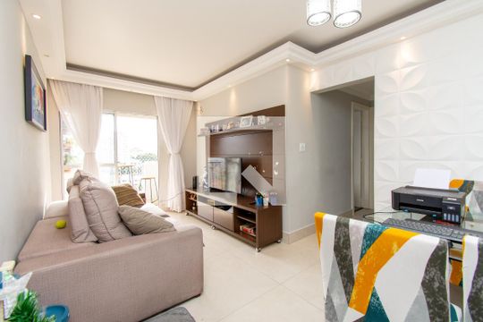 Sala de apartamento à venda com 2 quartos, 64m² em Vila Leonor, Guarulhos