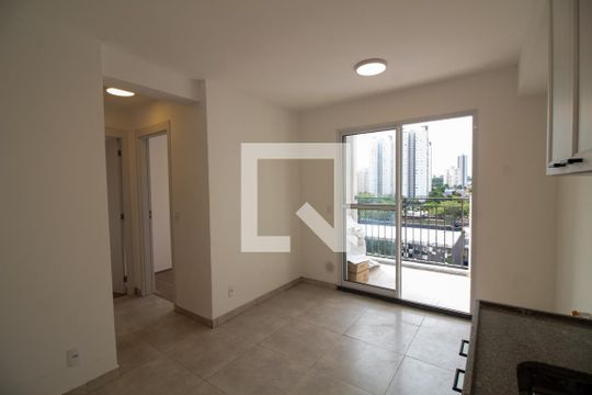 Sala de apartamento para alugar com 2 quartos, 40m² em Jardim Caravelas, São Paulo