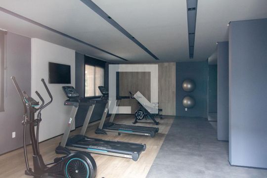 Área comum - Academia de apartamento para alugar com 2 quartos, 40m² em Jardim Caravelas, São Paulo