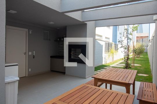 Área comum - Churrasqueira de apartamento para alugar com 2 quartos, 40m² em Jardim Caravelas, São Paulo