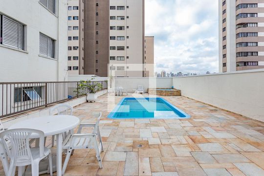 Área comum - Piscina de apartamento para alugar com 3 quartos, 73m² em Vila Gumercindo, São Paulo