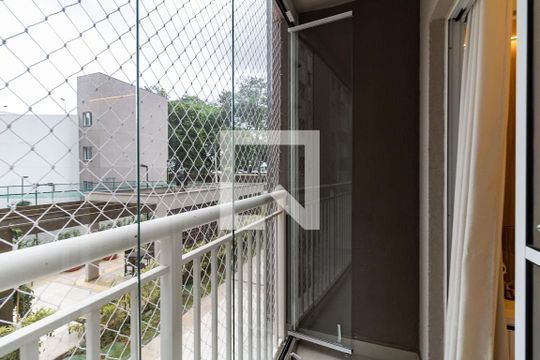 Varanda da Sala de apartamento à venda com 2 quartos, 40m² em Vila Água Funda, São Paulo