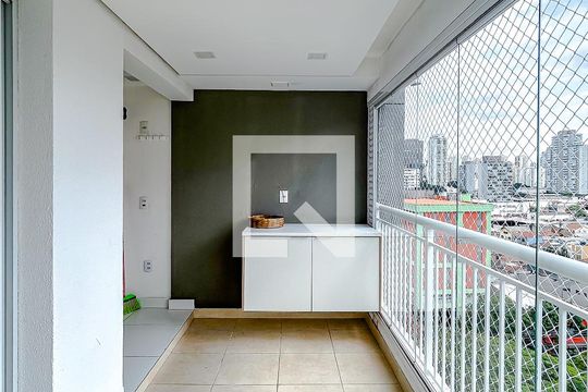 Varanda de apartamento à venda com 2 quartos, 67m² em Vila Zilda, São Paulo