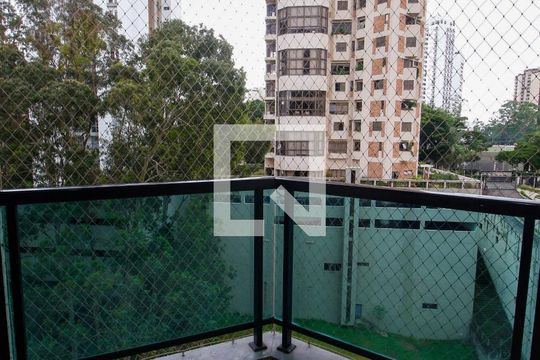 Varanda da Sala de apartamento para alugar com 2 quartos, 59m² em Vila Suzana, São Paulo