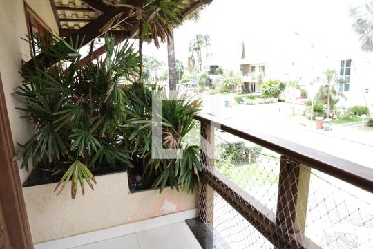 Varanda da Sala de casa de condomínio para alugar com 3 quartos, 296m² em Residencial Granville, Goiânia