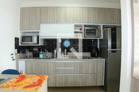 Cozinha de kitnet/studio à venda com 1 quarto, 27m² em Vila Prudente, São Paulo