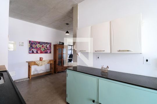 Cozinha de apartamento para alugar com 1 quarto, 70m² em Vila Leopoldina, São Paulo