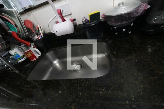 Cozinha - Pia de casa à venda com 2 quartos, 78m² em Utinga, Santo André