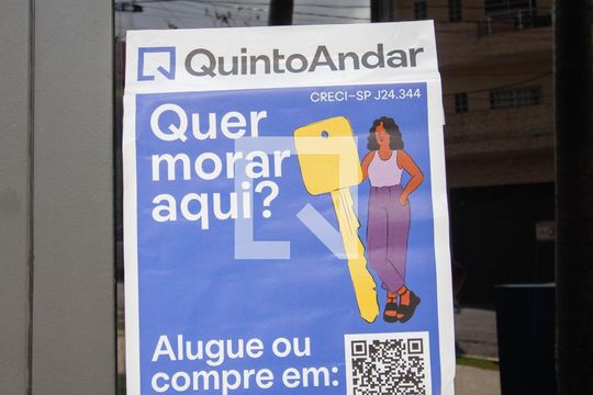 Fachada - Placa instalada de kitnet/studio à venda com 1 quarto, 26m² em Vila Primavera, São Paulo