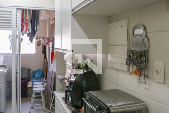 Cozinha de apartamento à venda com 3 quartos, 103m² em Barra Funda, São Paulo
