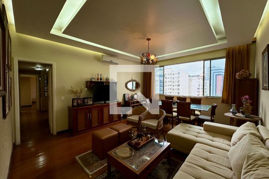 Sala de apartamento à venda com 4 quartos, 130m² em Botafogo, Rio de Janeiro
