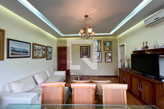 Sala de apartamento à venda com 4 quartos, 130m² em Botafogo, Rio de Janeiro