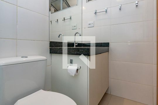 Banheiro da Suíte de apartamento à venda com 3 quartos, 168m² em Castelo, Belo Horizonte
