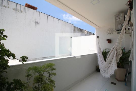 Quarto 4 - Varanda da Suíte de apartamento à venda com 4 quartos, 142m² em Taquara, Rio de Janeiro