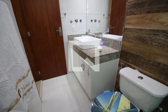 Quarto 3 - Banheiro da Suíte de apartamento à venda com 4 quartos, 142m² em Taquara, Rio de Janeiro