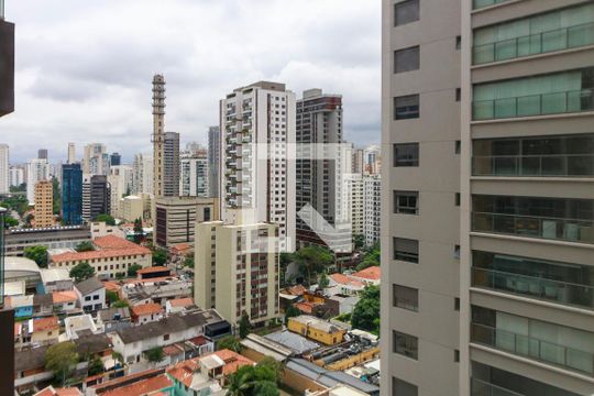 Sala - Vista de apartamento para alugar com 2 quartos, 69m² em Jardim das Acacias, São Paulo