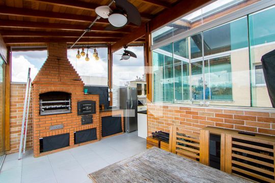 Espaço gourmet de apartamento à venda com 2 quartos, 80m² em Vila Scarpelli, Santo André