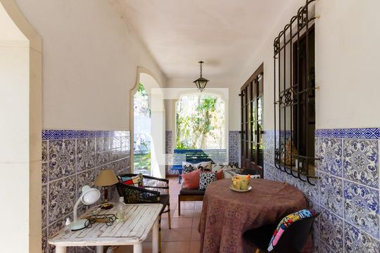 varanda da sala 1 de casa à venda com 4 quartos, 750m² em Jardim Botânico, Rio de Janeiro