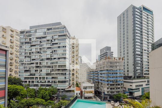 Vista da Varanda de kitnet/studio à venda com 1 quarto, 32m² em Sumarezinho, São Paulo