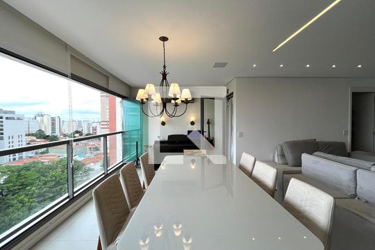 Varanda Sala de apartamento à venda com 3 quartos, 94m² em Mirandópolis, São Paulo