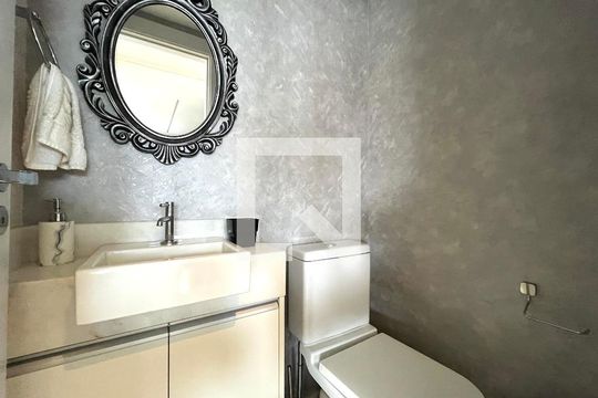 Lavabo de apartamento à venda com 3 quartos, 94m² em Mirandópolis, São Paulo