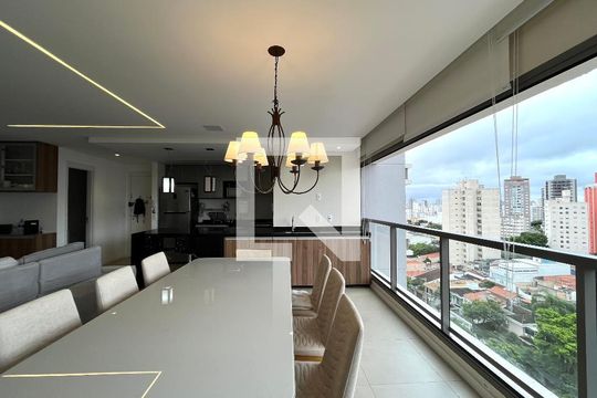 Varanda Sala de apartamento à venda com 3 quartos, 94m² em Mirandópolis, São Paulo