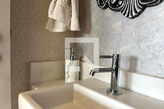 Lavabo de apartamento à venda com 3 quartos, 94m² em Mirandópolis, São Paulo