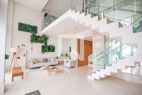 Hall de entrada de apartamento para alugar com 1 quarto, 55m² em Vila Vitoria Ii, Indaiatuba