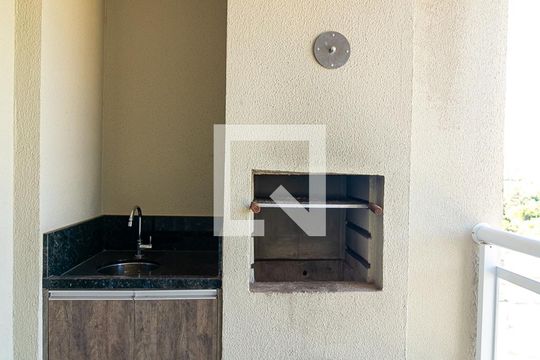 Varanda Gourmet de apartamento para alugar com 1 quarto, 55m² em Vila Vitoria Ii, Indaiatuba