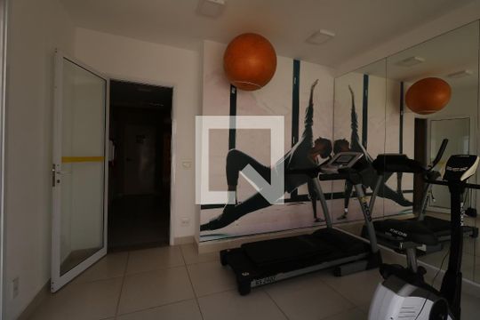 Área Comum - Academia de apartamento para alugar com 2 quartos, 46m² em Jardim, Santo André