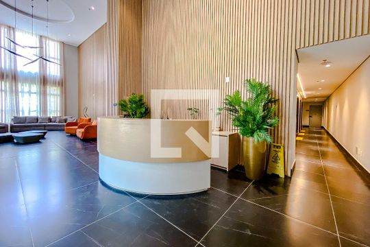Área comum de kitnet/studio para alugar com 1 quarto, 21m² em Paraíso, São Paulo