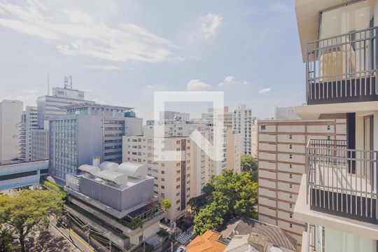 Vista da Varanda de kitnet/studio à venda com 1 quarto, 26m² em Paraíso, São Paulo