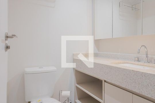 Banheiro de kitnet/studio à venda com 1 quarto, 26m² em Paraíso, São Paulo