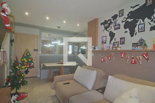 Sala de apartamento à venda com 2 quartos, 59m² em Igara, Canoas