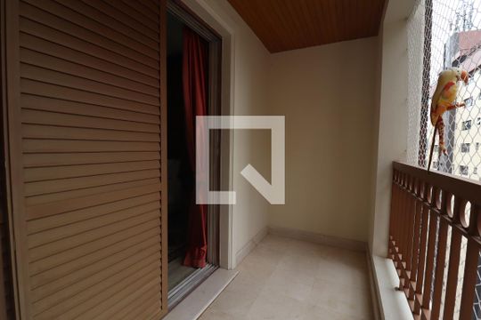 Varanda da Suíte 1 de apartamento à venda com 3 quartos, 260m² em Jardim, Santo André