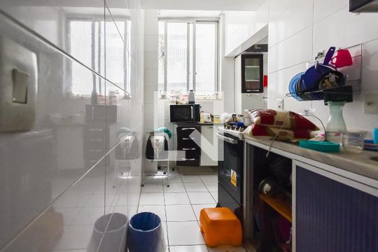 Cozinha de apartamento à venda com 3 quartos, 82m² em Tijuca, Rio de Janeiro