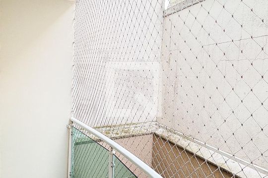 Varanda Sala - SAla de Jantar de apartamento para alugar com 3 quartos, 85m² em Parque das Nações, Santo André